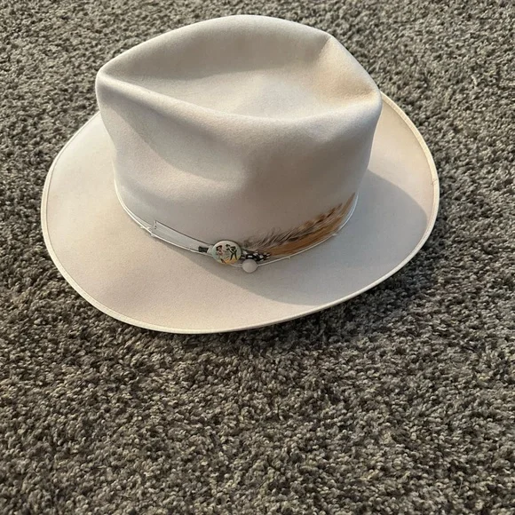 Stetson Royal DeLuxe Cream Hat - Picture 2 of 5